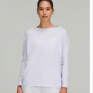 Lululemon Back In Action Long Sleeve Shirt Sz 6